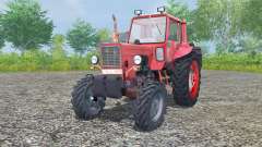 MTZ-80, a Bielorrússia é moderadamente cor vermelha para Farming Simulator 2013