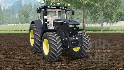 A John Deere 6210R Preto Editioꞑ para Farming Simulator 2015