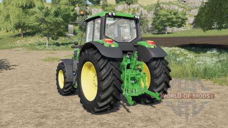John Deere 6M-series front hydraulics installed para Farming Simulator 2017