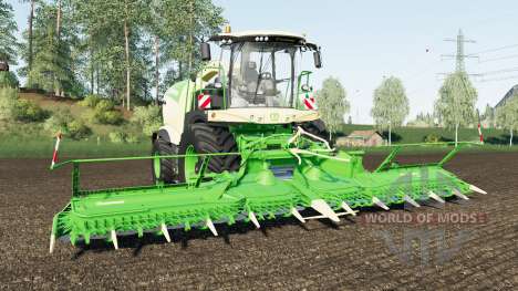 Krone BiG X 1180 wheel color changed para Farming Simulator 2017