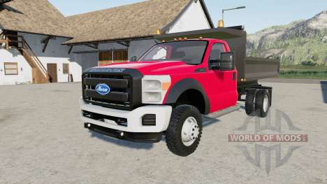 Ford F-550 dump truck para Farming Simulator 2017