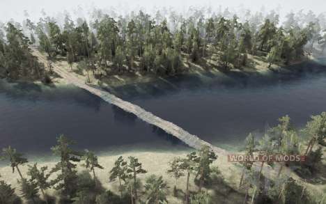 Nizhny Novgorod florestas para Spintires MudRunner