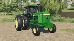 John Deere 4640 dual rear wheels para Farming Simulator 2017