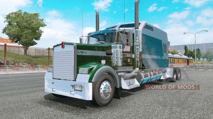 Kenworth W900L county green para Euro Truck Simulator 2
