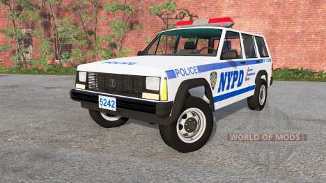 Jeep Cherokee Police para BeamNG Drive