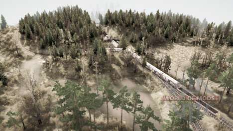 Báltico - acidente de trem para Spintires MudRunner