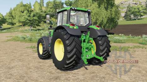 John Deere 6M-series changes wheels para Farming Simulator 2017