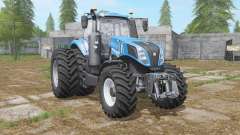 New Holland T8-series with dual wheel para Farming Simulator 2017