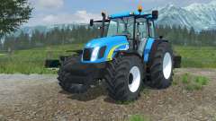 New Holland TL100A vivid cerulean para Farming Simulator 2013