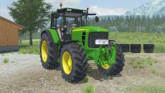 John Deere 6830 Premium adjustable tow hitch para Farming Simulator 2013