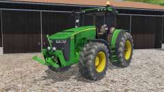 John Deere 8370R full lighting para Farming Simulator 2015
