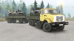 ZIL-133ГМ 8x8 para Spin Tires