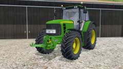 John Deere 6830 Premium animated hydraulic para Farming Simulator 2015