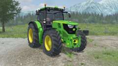 John Deere 6150R full hydraulics animation para Farming Simulator 2013
