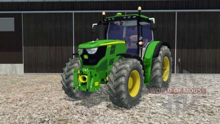 John Deere 6170R opening door and rear window para Farming Simulator 2015