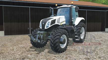 A New Holland T8.435 ultra whitᶒ para Farming Simulator 2015