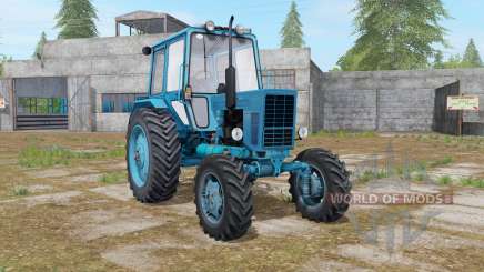 MTZ-82 Bielorrússia na cor azul para Farming Simulator 2017