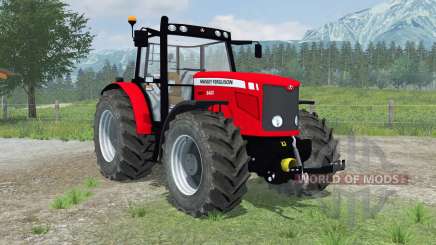 Massey Ferguson 6480 new wheels para Farming Simulator 2013