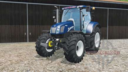 A New Holland T6.160 Azul Poweɽ para Farming Simulator 2015