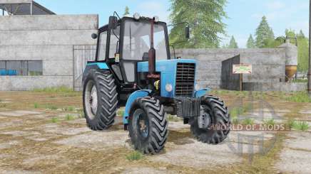 MTZ-82.1 Bielorrússia com três opções para Farming Simulator 2017