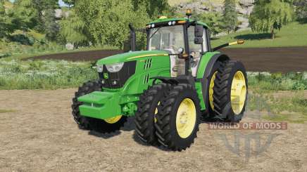 John Deere 6M-series 8 wheels configurations para Farming Simulator 2017