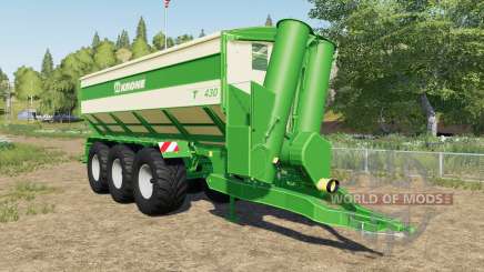 Krone TX 430 with tow hitch para Farming Simulator 2017