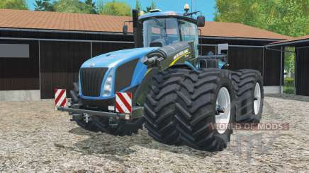 New Holland T9.565 with dynamic twin wheels para Farming Simulator 2015