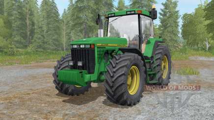 A John Deere 8400 anᵭ 8410 para Farming Simulator 2017