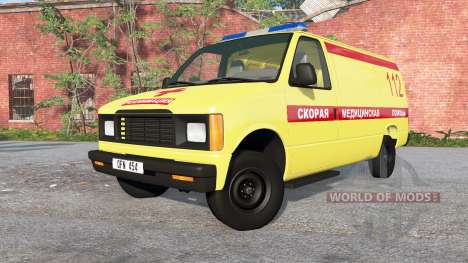 Gavril H-Série Ambulância para BeamNG Drive