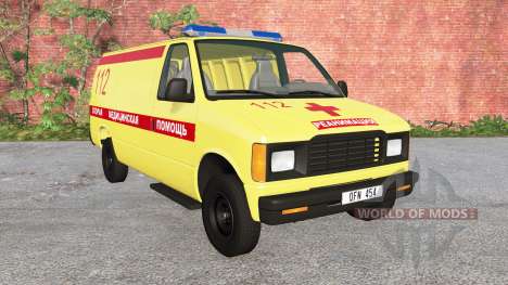 Gavril H-Série Ambulância para BeamNG Drive