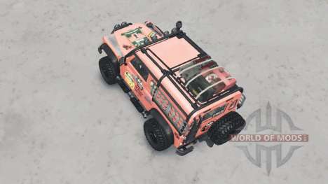 Land Rover Defender 90 para Spin Tires