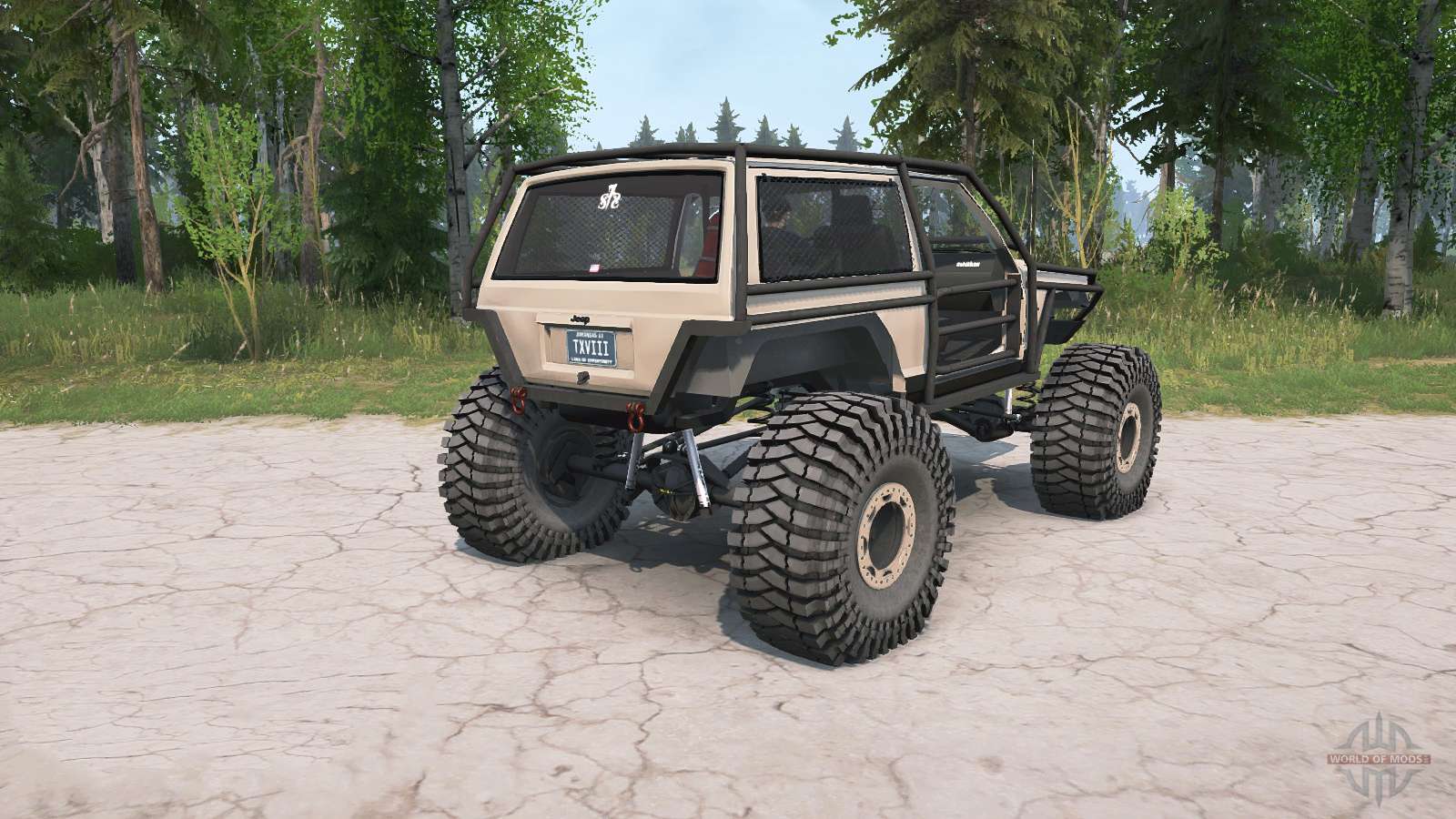 Jeep Cherokee 2door (XJ) crawler para MudRunner