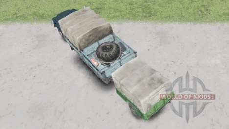 GAZ-53 meia-pista para Spin Tires