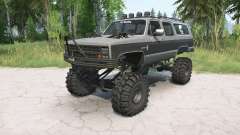 Chevrolet Suburban 1988 lifted para MudRunner