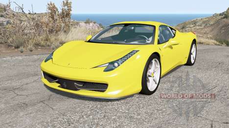 Ferrari 458 Italia 2010 para BeamNG Drive