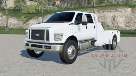 Ford F-650 Super Duty Crew Cab Hauler 2015 para Farming Simulator 2017