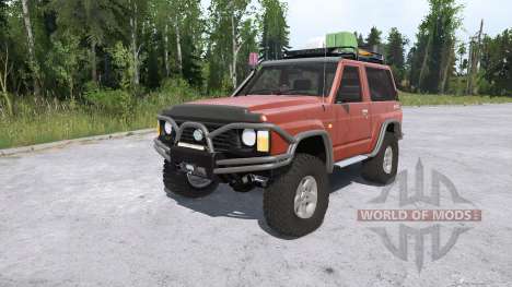 Nissan Patrol GR 3-door (Y60) lifted para Spintires MudRunner