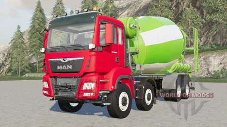 MAN TGS concrete mixer para Farming Simulator 2017