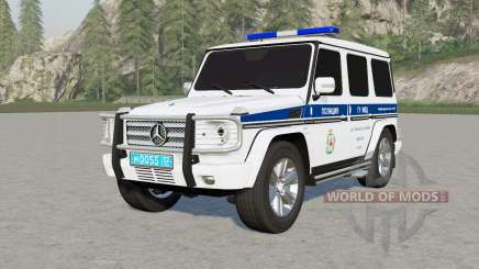 Polícia Mercedes-Benz G 55 AMG (W463) para Farming Simulator 2017
