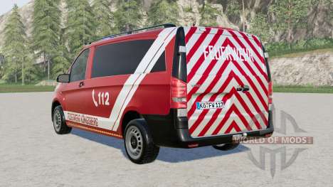 Mercedes-Benz Vito Kastenwagen (W447) Feuerwehr para Farming Simulator 2017