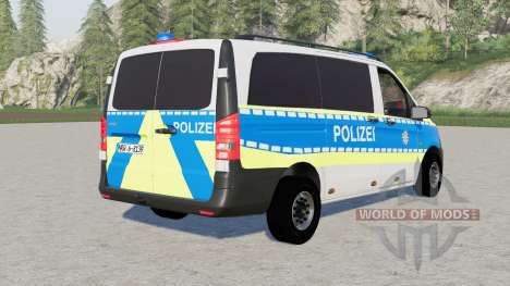 Mercedes-Benz Vito Kastenwagen (W447) Polizei para Farming Simulator 2017