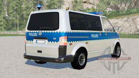 Volkswagen Transporter Kombi (T5) Polizei para Farming Simulator 2017