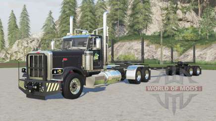 Peterbilt 389 logging truck para Farming Simulator 2017