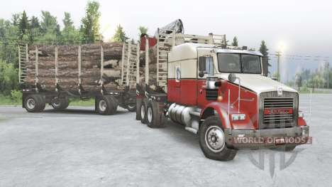 Kenworth T800 8x8 Chassis Cab para Spin Tires