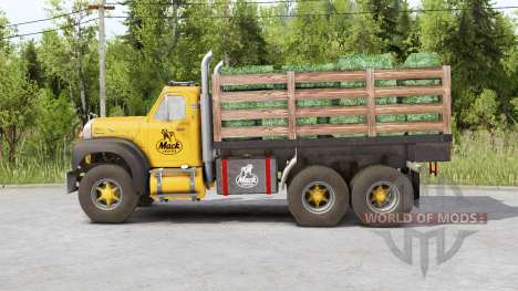 Mack B61 6x6 Chassis Cab para Spin Tires