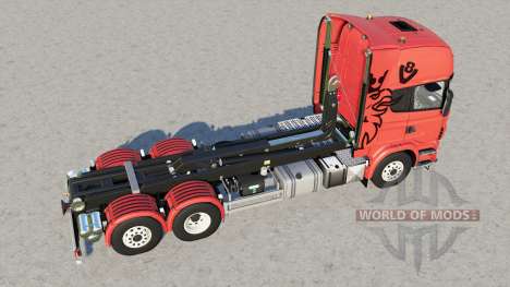 Scania R730 hooklift para Farming Simulator 2017