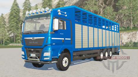 MAN TGX livestock truck para Farming Simulator 2017