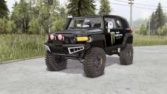 Toyota FJ Cruiser (GSJ15W) Monster Energy para Spin Tires