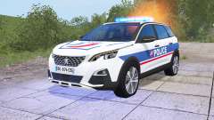 Peugeot 5008 Police National para Farming Simulator 2017