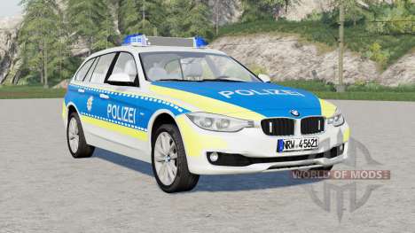 BMW 318d Touring Polizei FuStW (F31) 2015 para Farming Simulator 2017